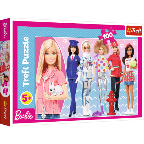 Puzzle Trefl 100el Barbie: Możesz być kim chcesz